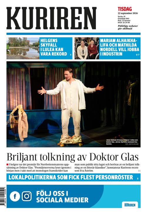 Norrbottens-kuriren 22.9.2026