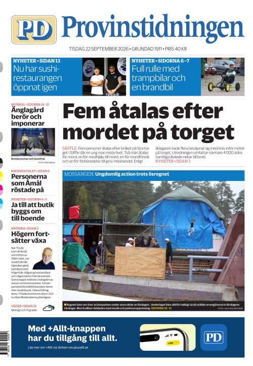 Provinstidningen Dalsland 22.9.2026