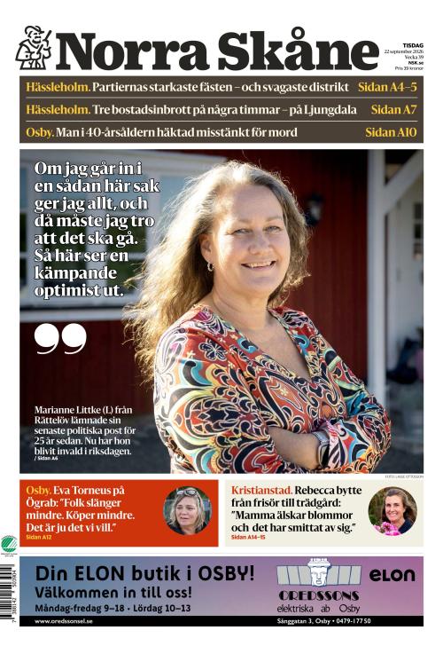 Norra Skåne 22.9.2026