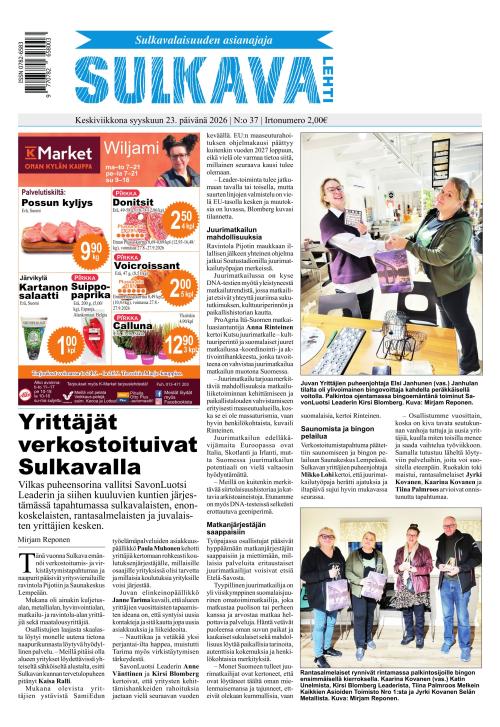 Sulkava-lehti 23.9.2026