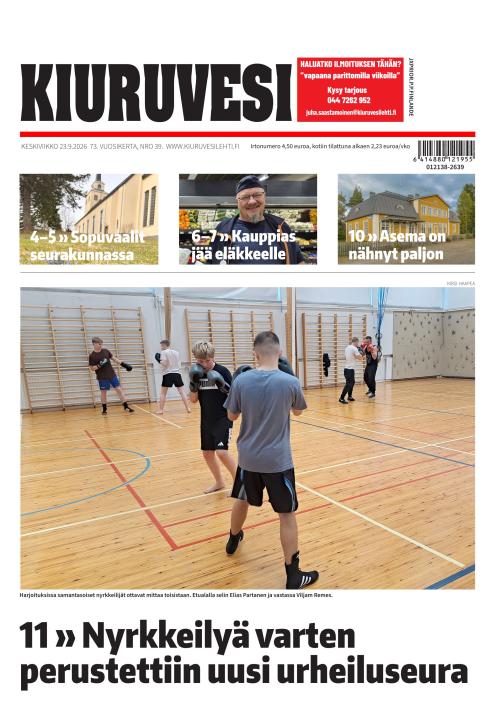 Kiuruvesi-lehti 23.9.2026
