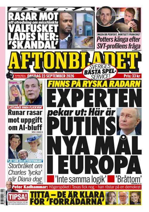 Aftonbladet 23.9.2026