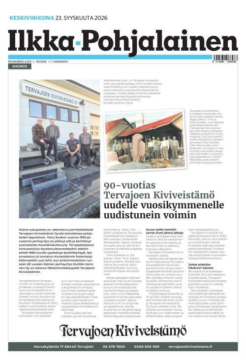 Ilkka-Pohjalainen 23.9.2026