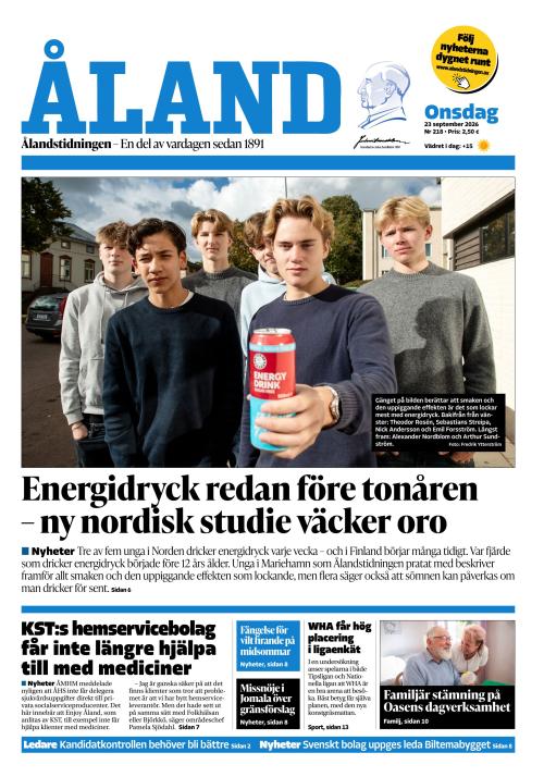 Ålandstidningen 23.9.2026