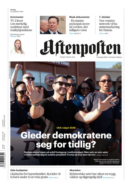 Aftenposten 23.9.2026