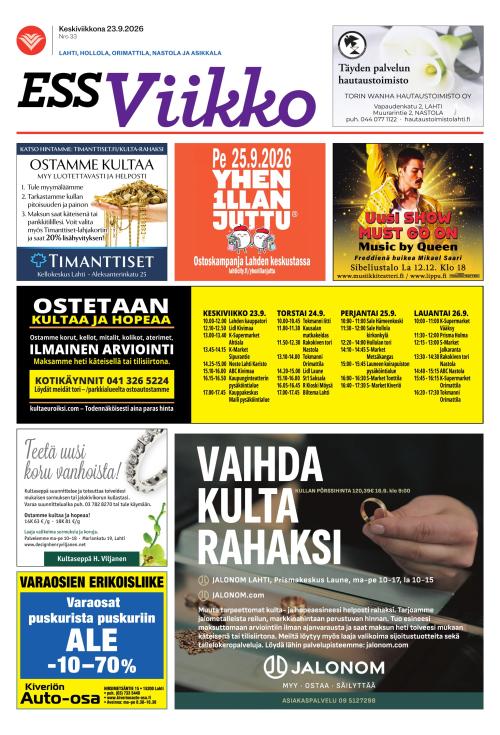 ESS Viikko 23.9.2026
