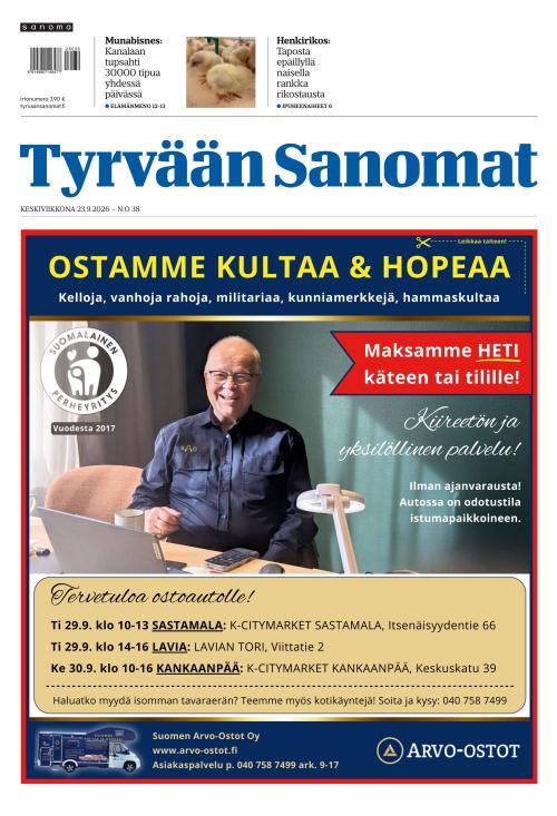 Tyrvään Sanomat 23.9.2026