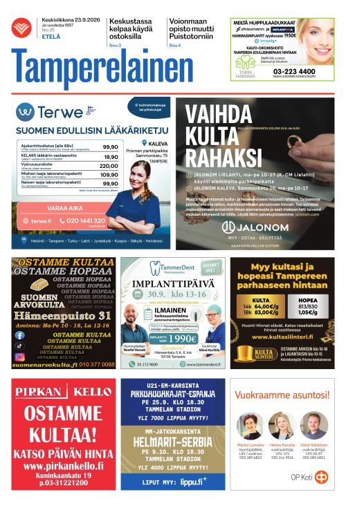Tamperelainen 23.9.2026