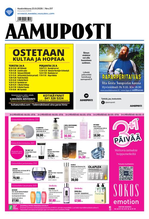 Aamuposti 23.9.2026