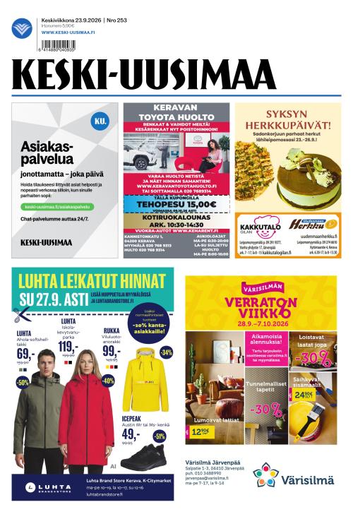 Keski-Uusimaa 23.9.2026