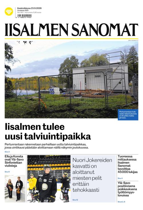 Iisalmen Sanomat 23.9.2026