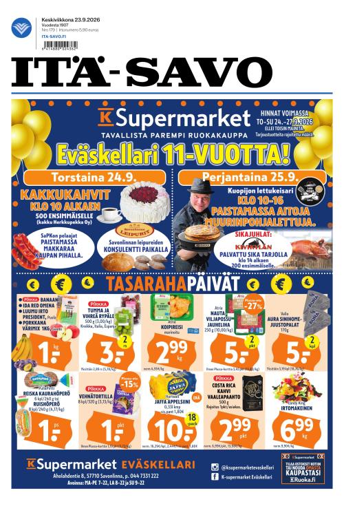 Itä-Savo 23.9.2026