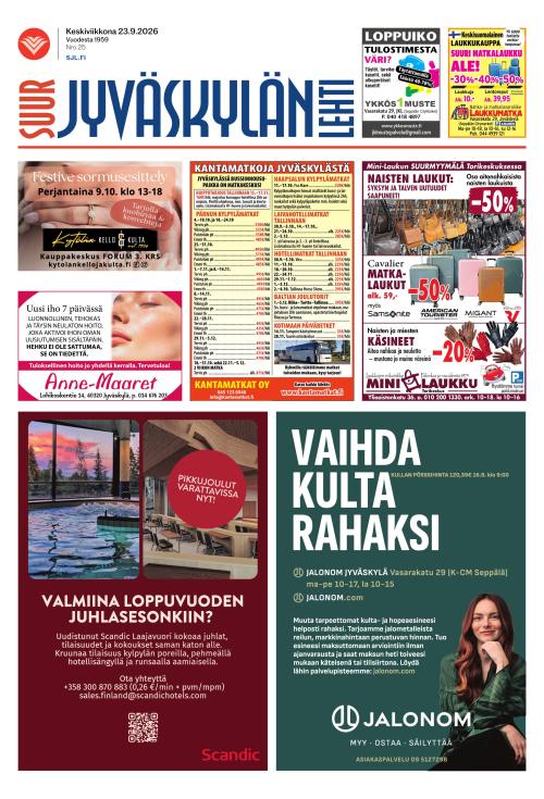 Suur-Jyväskylän Lehti 23.9.2026