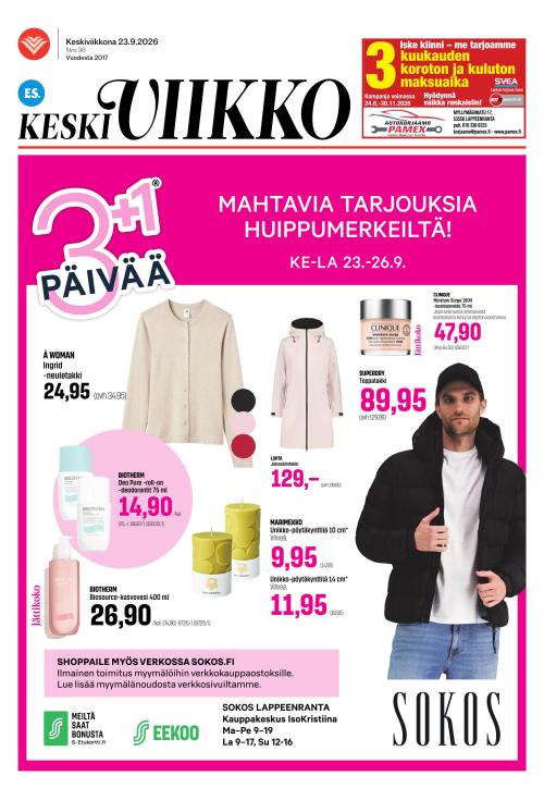 ES Keskiviikko (Etelä-Saimaa -liitteet) 23.9.2026