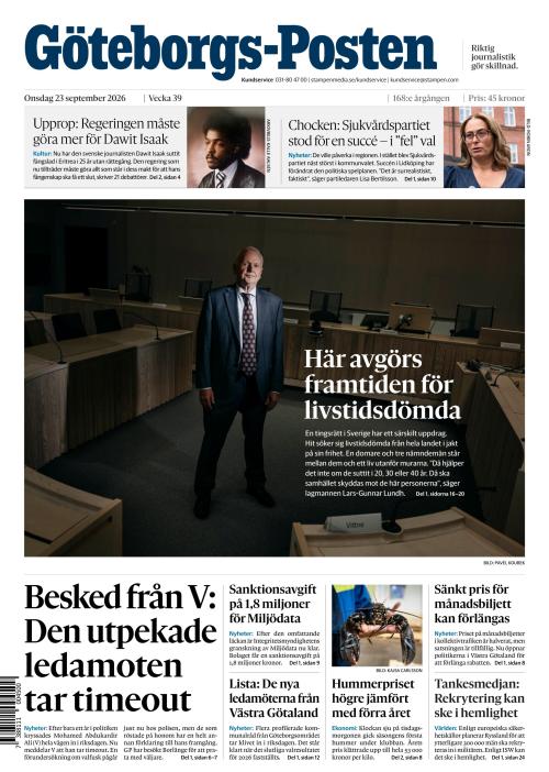 Göteborgs-Posten 23.9.2026