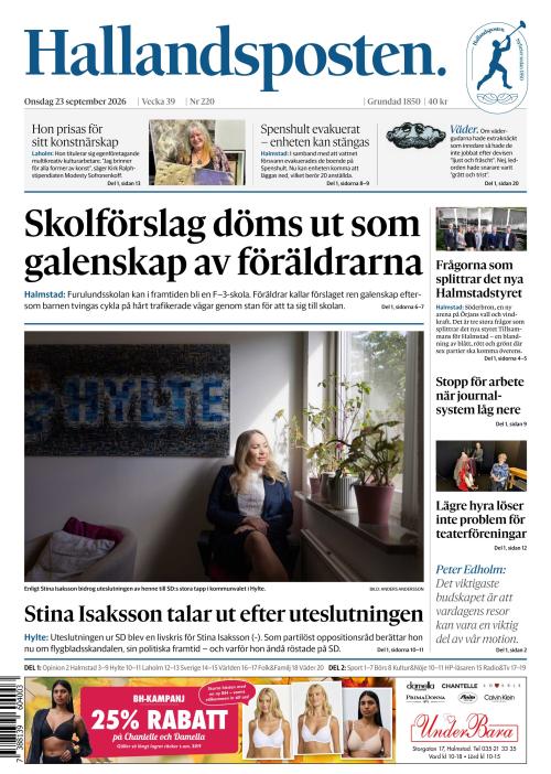 Hallandsposten 23.9.2026