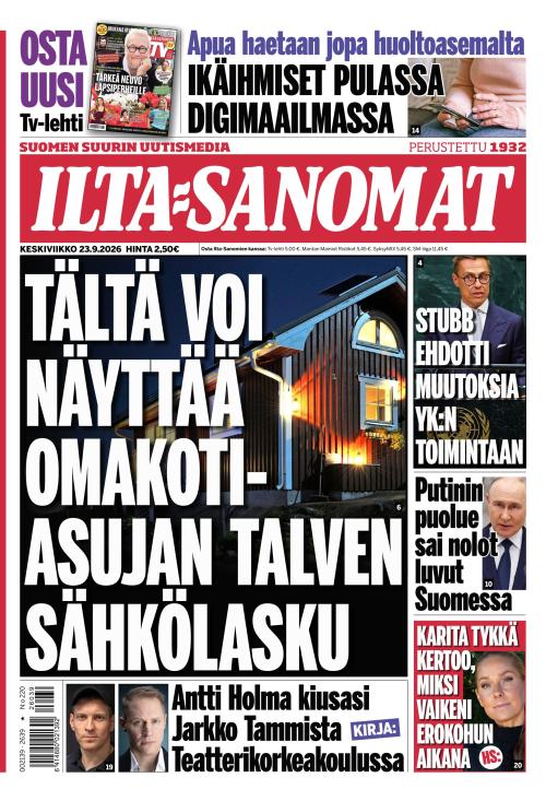 Ilta-Sanomat 23.9.2026