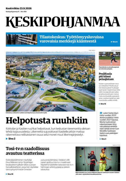 Keskipohjanmaa 23.9.2026