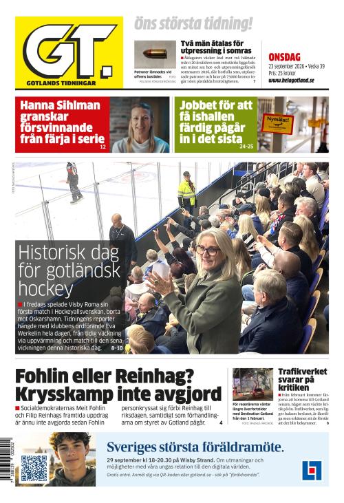 Gotlands Tidningar 23.9.2026