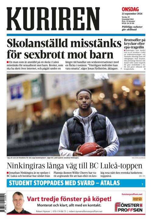 Norrbottens-kuriren 23.9.2026