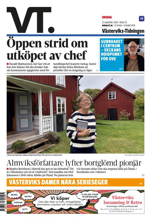 Västerviks-Tidningen 23.9.2026