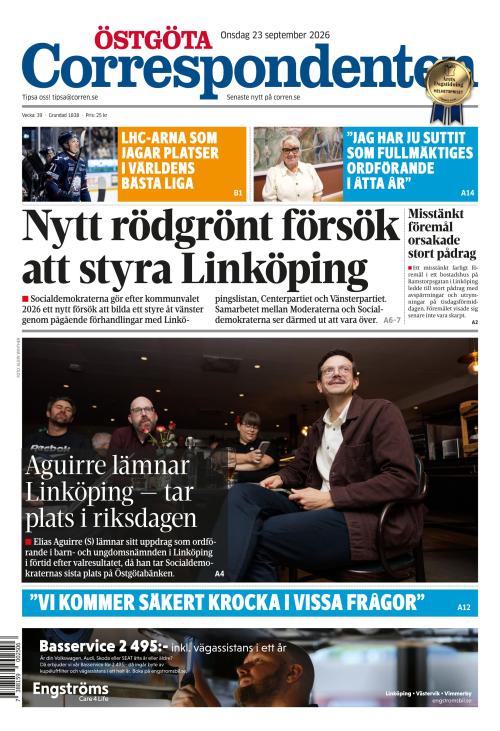 Östgöta Correspondenten 23.9.2026