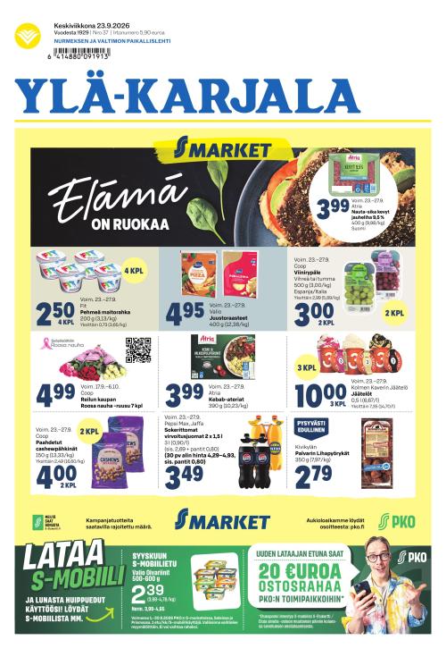 Ylä-Karjala 23.9.2026