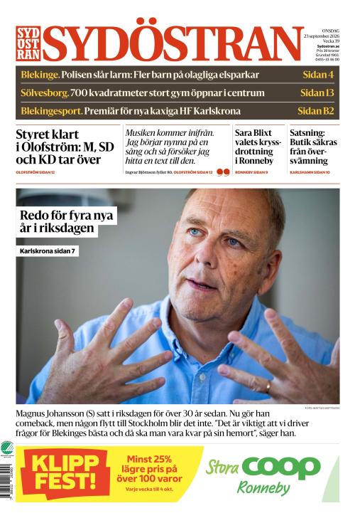 Sydöstran 23.9.2026