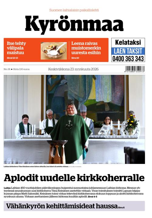 Kyrönmaa-lehti 23.9.2026