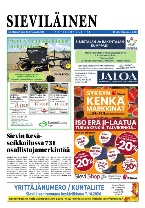 Sieviläinen 23.9.2026