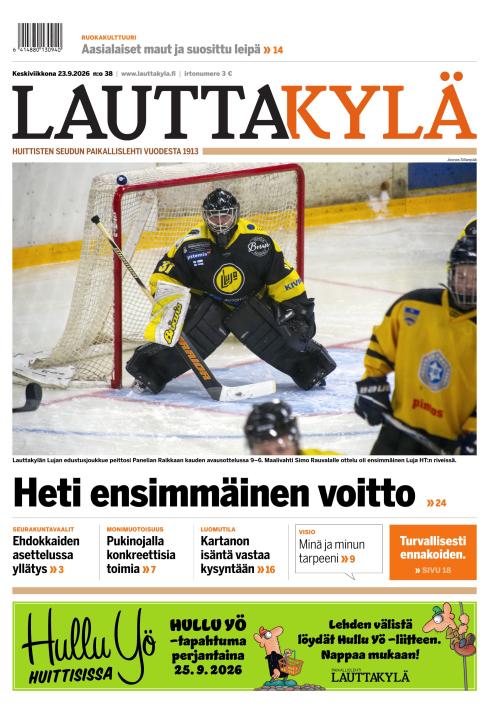 Lauttakylä-lehti 23.9.2026