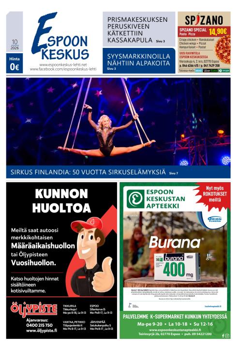 Espoon keskus -lehti 24.9.2026