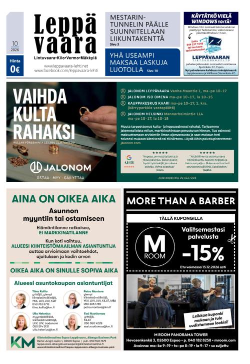 Leppävaara-lehti 24.9.2026