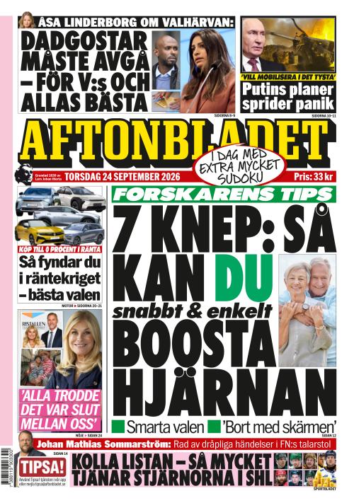 Aftonbladet 24.9.2026