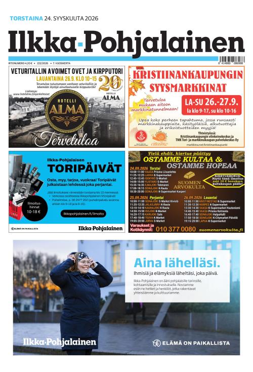 Ilkka-Pohjalainen 24.9.2026