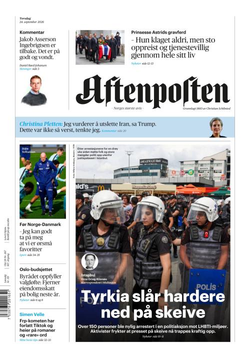 Aftenposten 24.9.2026