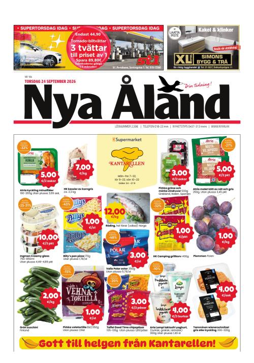 Nya Åland 24.9.2026