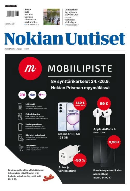 Nokian Uutiset 24.9.2026