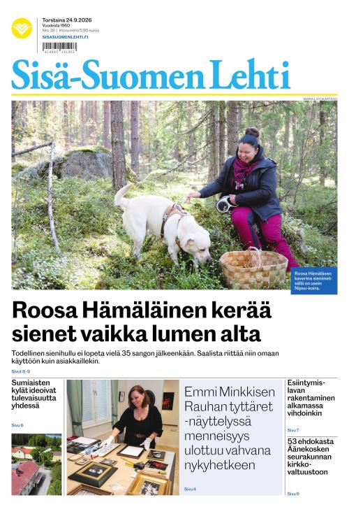 Sisä-Suomen Lehti 24.9.2026