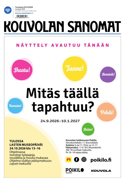 Kouvolan Sanomat 24.9.2026