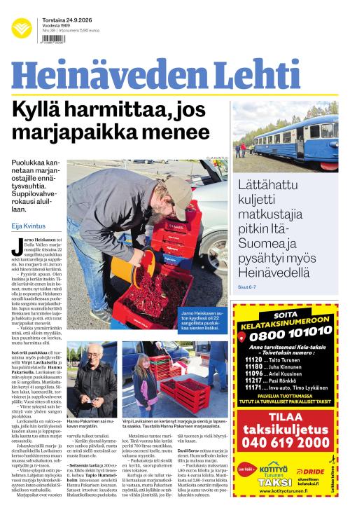 Heinäveden lehti 24.9.2026