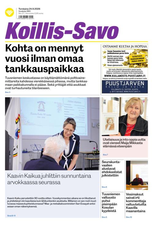 Koillis-Savo 24.9.2026
