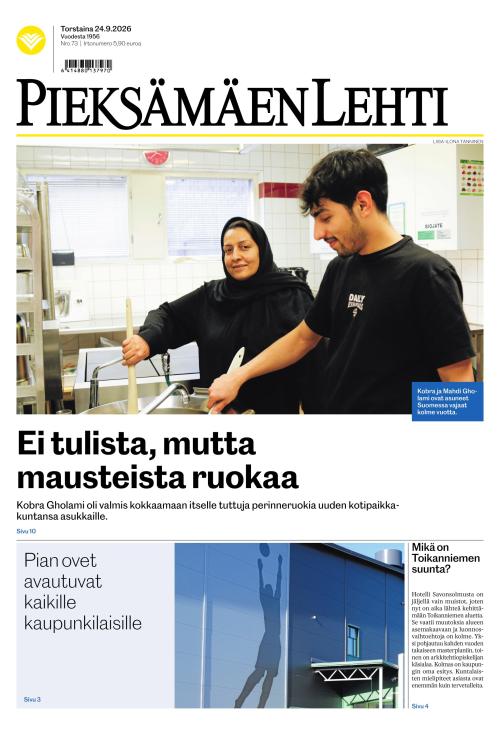 Pieksämäen lehti 24.9.2026