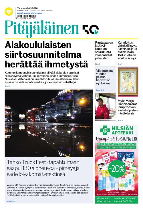 Pitäjäläinen 24.9.2026