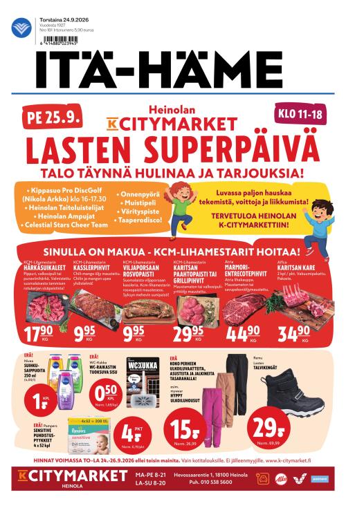 Itä-Häme 24.9.2026