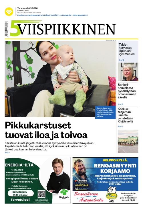Viispiikkinen 24.9.2026