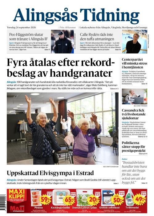 Alingsås Tidning 24.9.2026