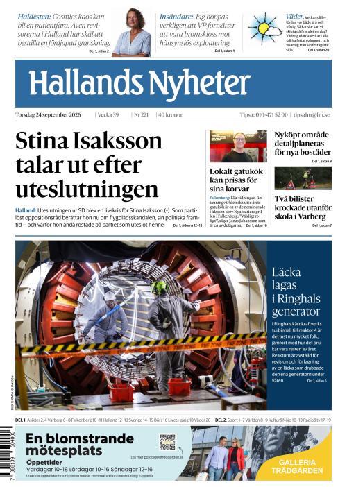 Hallands Nyheter 24.9.2026