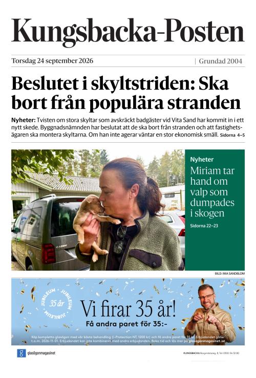Kungsbacka-Posten 24.9.2026