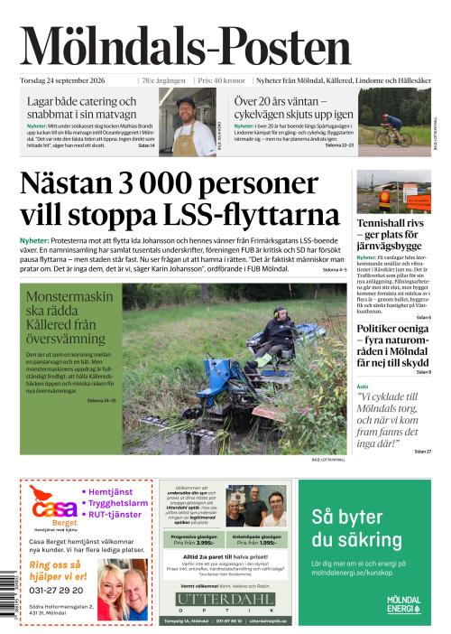 Mölndals-Posten 24.9.2026